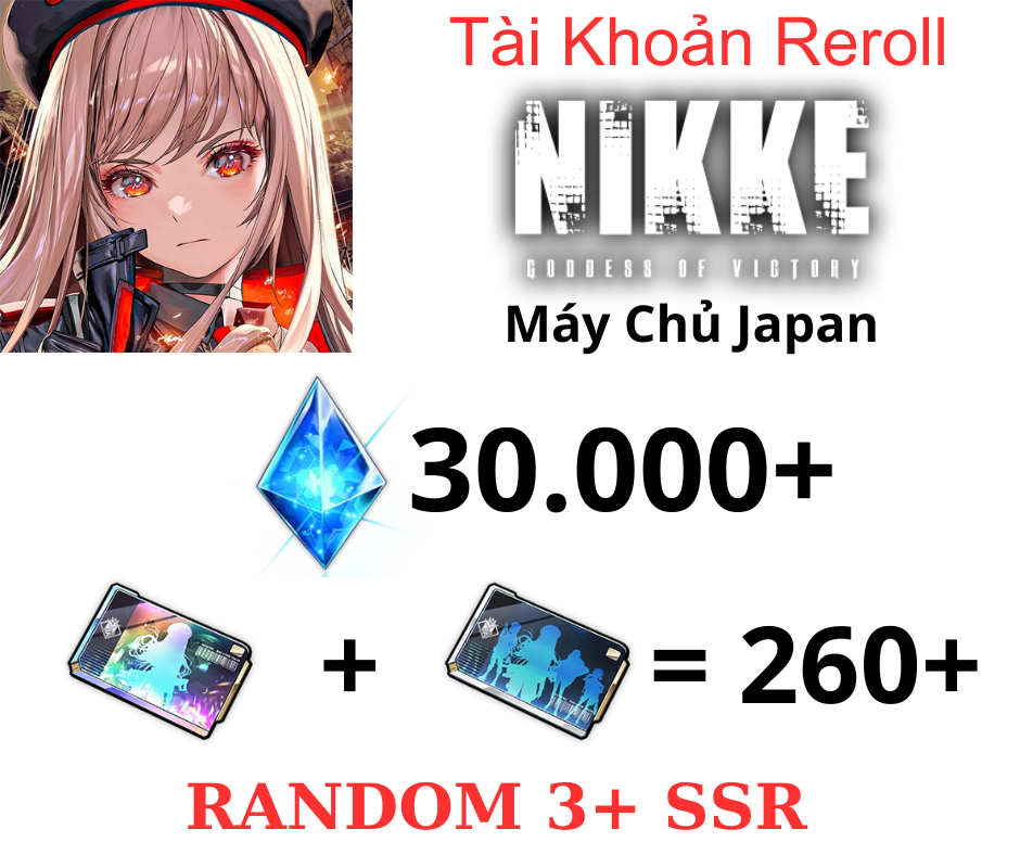 [JP]Nikke: Goddess of Victory Reroll 30k Gem+